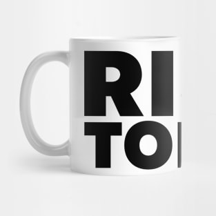 risk today inspirational quote Mug